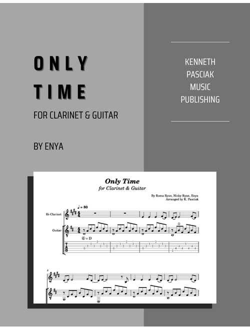 Only Time (Arr. Kenneth Pasciak) - Enya (Instrumental Duet)