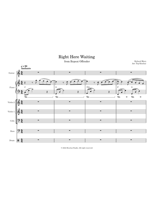 Right here waiting – Richard Marx