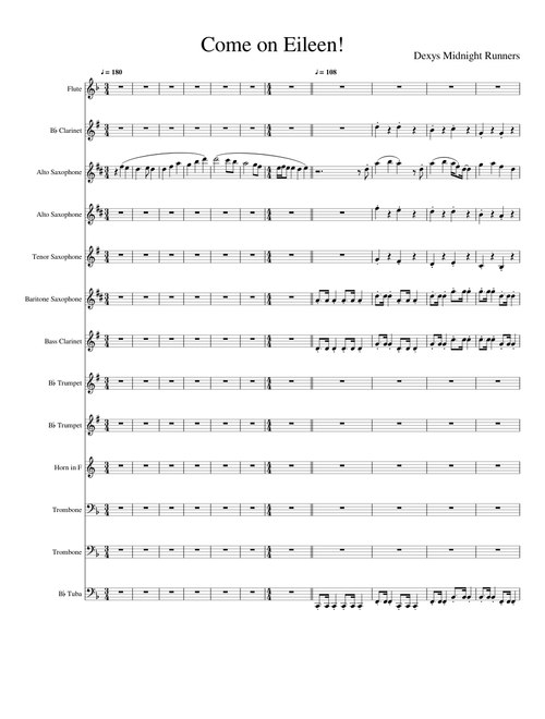 Come on Eileen for Pep Band