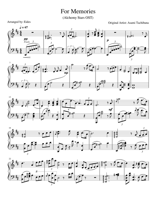 Alchemy Stars OST: For Memories
