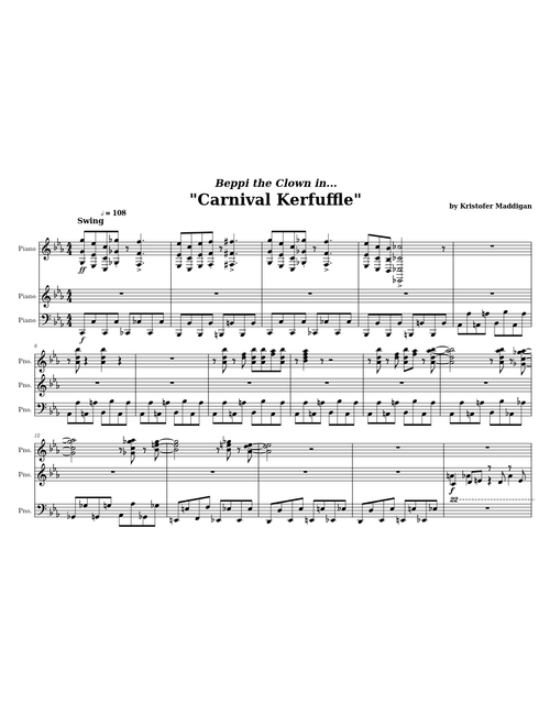 Carnival Kerfuffle – Kris Maddigan (Cuphead Soundtrack)