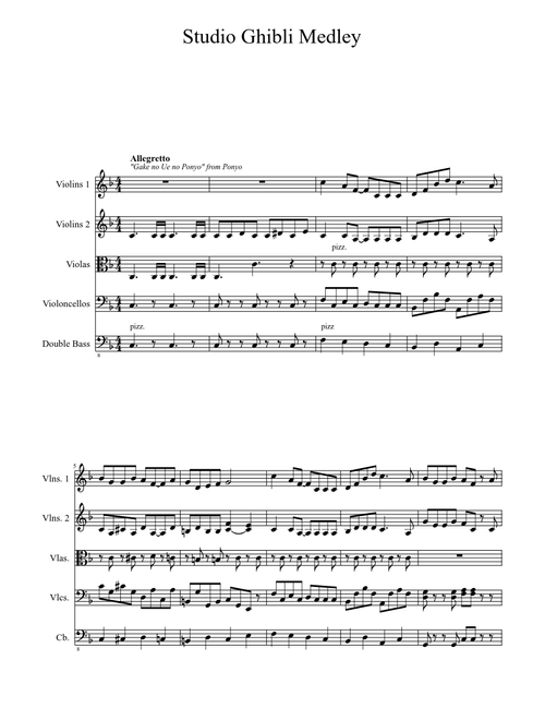 Studio Ghibli Medley (WIP)