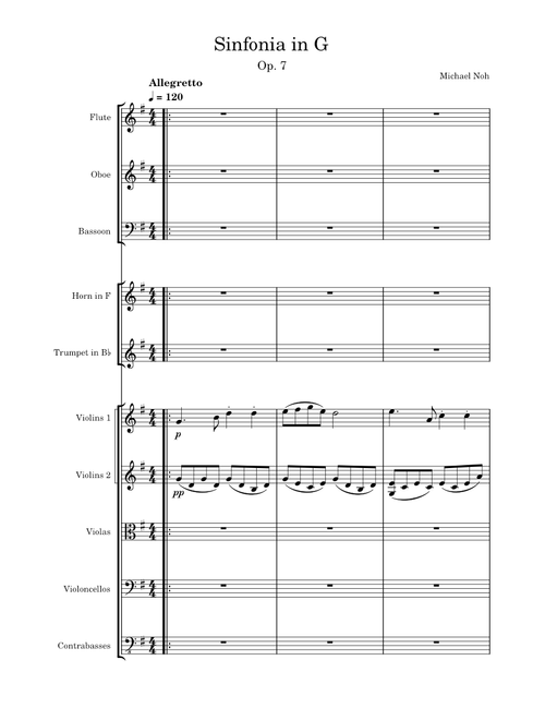 Sinfonia in G