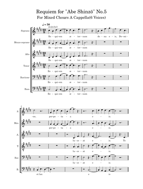Requiem for "Abe Shinzō" No.5(安倍晋三元首相の死を悼むレクイエム 第5番)-2933