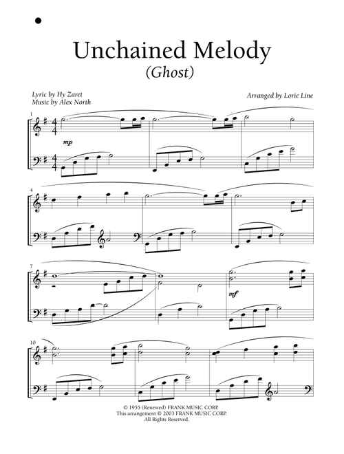 Unchained Melody (Arr. Lorie Line) - Al Hibbler (Piano Solo)