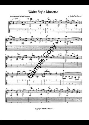 Style Musette - André Verchuren Sheet Music with Chords for Piano (Solo ...