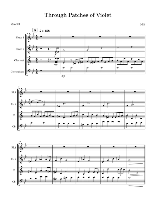 Through Patches of Violet – Mili