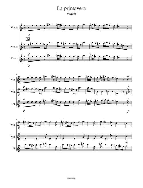 La primavera vivaldi