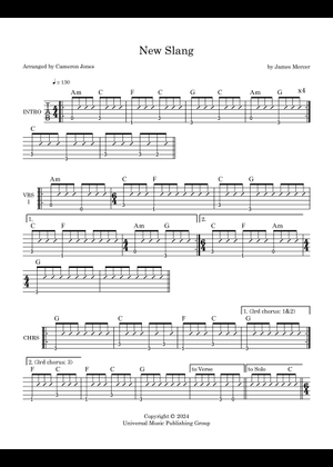 New slang – The Shins Sheet Music for Piano (Solo) | MuseScore.com
