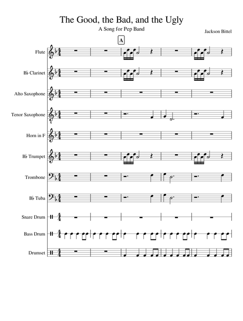 The Good, the Bad, and the Ugly - Pep Band - Reidcoats