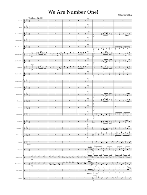 We are number one – LazyTown - Marching Band Arr.