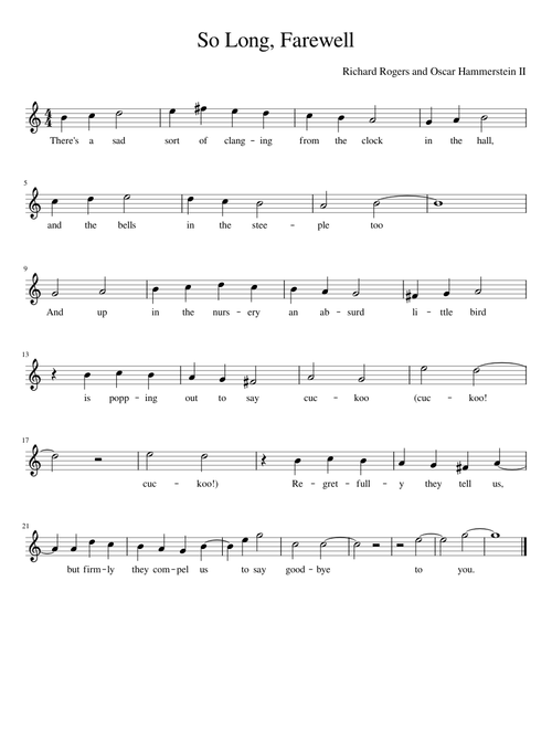 So Long, Farewell (intro)