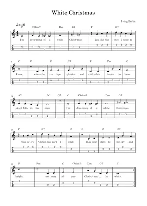 Play Official version of White christmas sheet music by Play Official version of White christmas sheet music by