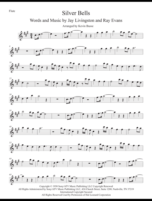 Silver Bells (Arr. Kevin Busse) - Plumb (Flute Solo)