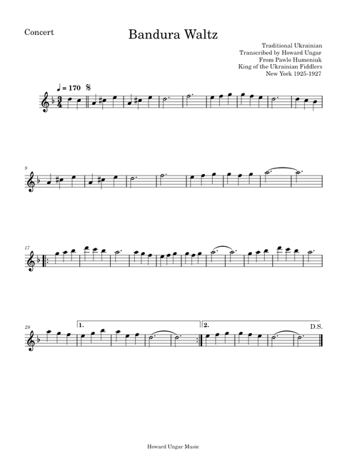 Bandura Waltz – Traditional Ukrainian