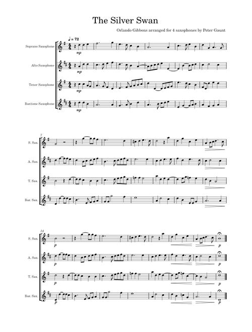 The Silver Swan – Orlando Gibbons