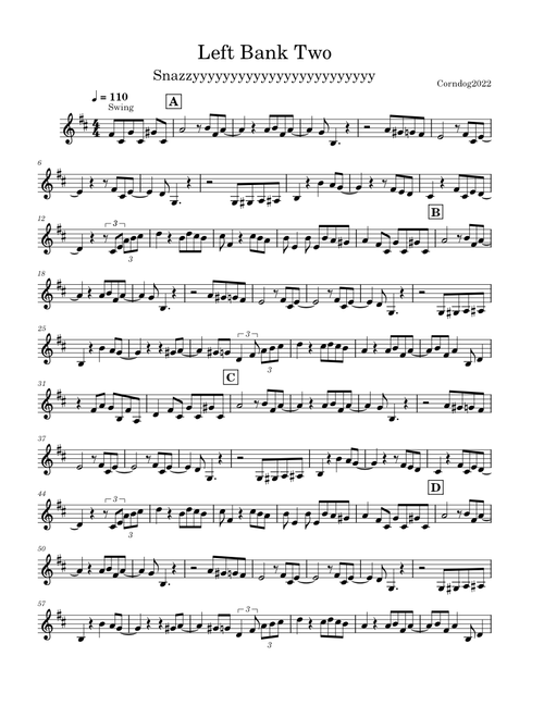 Left Bank Two  – The Noveltones for French Horn