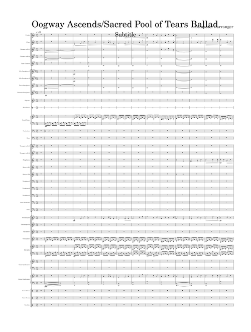 Sacred Pool of Tears Ballad no drumline
