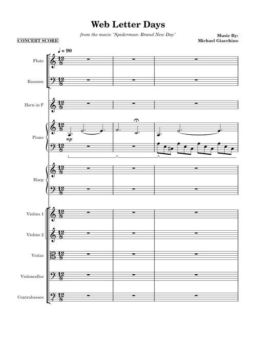Web Letter Days - From Spiderman: Brand New Day – Michael Giacchino