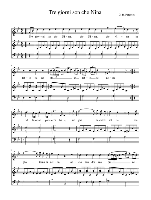 Pergolesi - Tre_giorni_son_che_Nina.mscz
