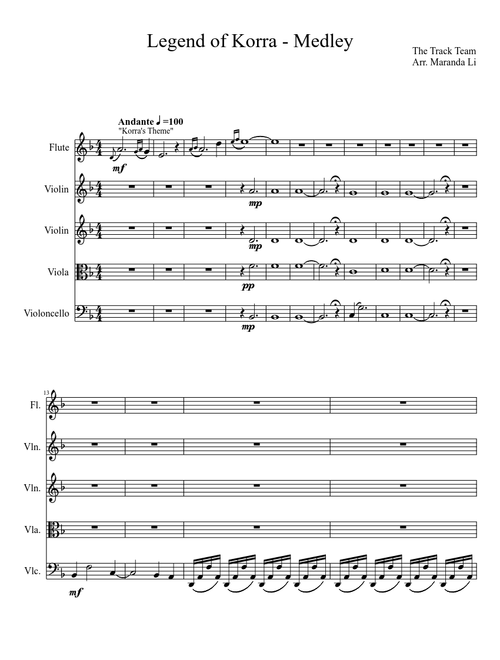 The Legend of Korra - Medley