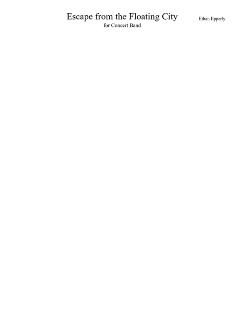 Escape from the Floating City: Concert Band