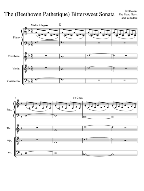 You Say/ Beethoven Pathetique Sonata – The Piano Guys --bittersweet??