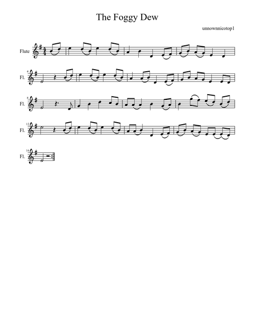 The Foggy Dew