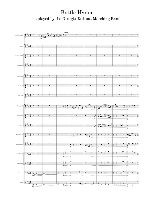 Battle Hymn (Redcoats Arrangement)