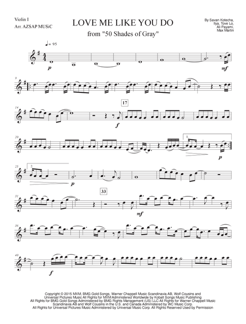 Love Me Like You Do (Arr. AZSAP MUSiC) - Ellie Goulding (String Quartet)