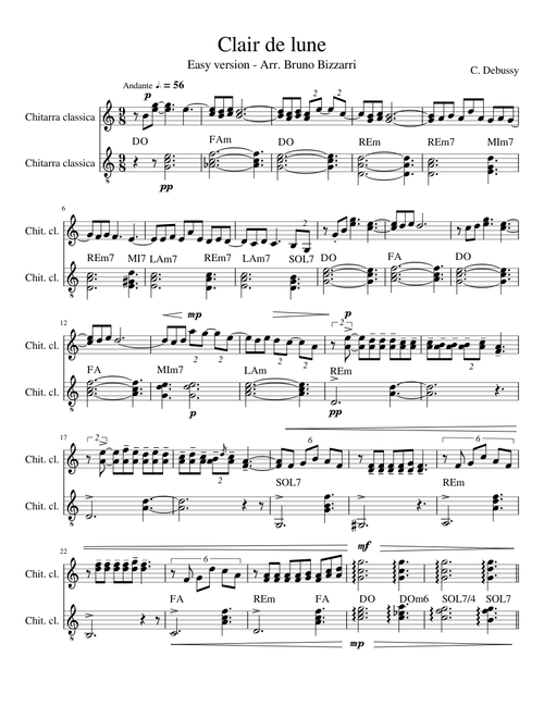 Clair de lune – Claude Debussy Clair de lune