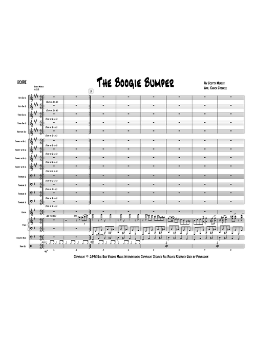 The Boogie Bumper (Arr. Chuck Stowell) - Big Bad Voodoo Daddy (Jazz Ensemble)