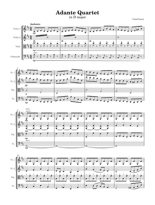Random Quartet - CowCoww
