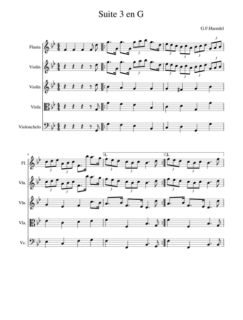 Suite in G minor, HWV 432 – Georg Friedrich Händel
