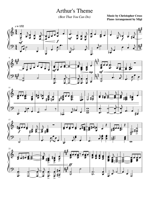 Arthur's Theme (The Best That You Can Do)