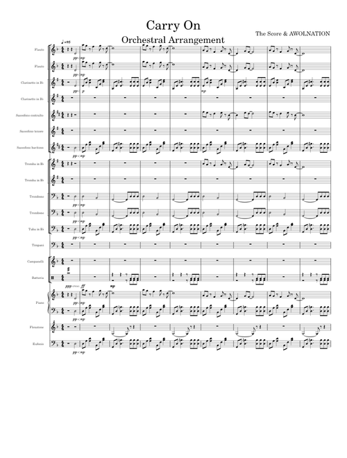 Carry On – The Score