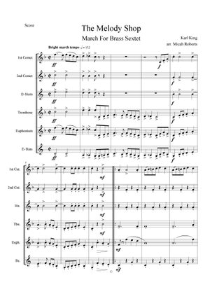 Play Official version of Six Pieces for Trombone Sextet Sheet