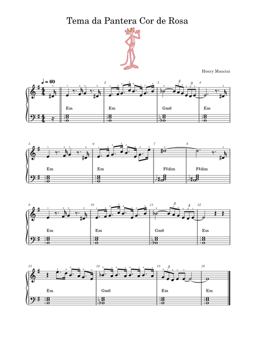 Tema da Pantera Cor de Rosa – Henry Mancini
