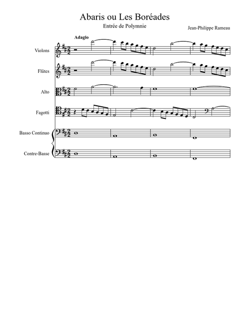 Les Boréades (J.-P. Rameau) - Entrée de Polymnie
