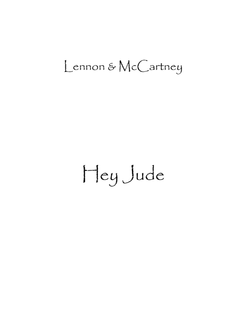 Hey Jude (Arr. Spence Bundy) - The Beatles (Brass Ensemble)