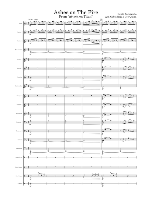 Ashes on The Fire (from "Attack on Titan") – Kohta Yamamoto [FINISHED]