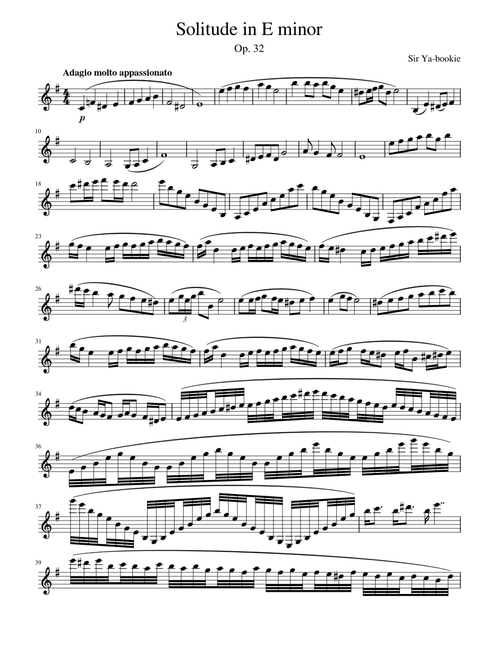 Solitude in E minor