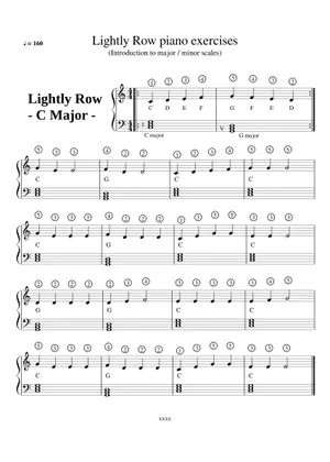 Lightly Row Sheet Music for Violin (Solo) | MuseScore.com