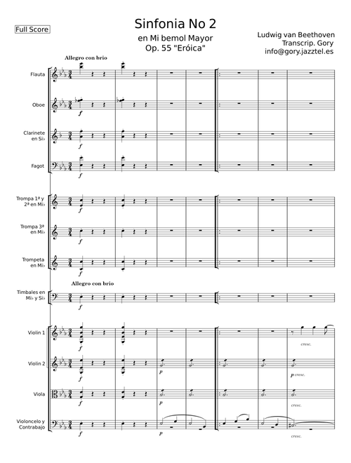 Symphony No.3, Op.55 - Ludwig van Beethoven