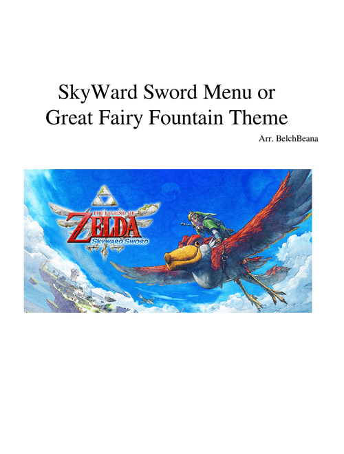 Skyward Sword - Menu Select Music