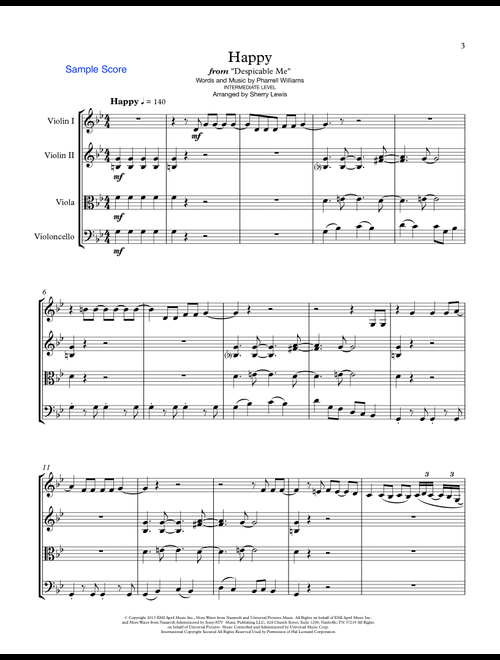Happy Together (Arr. Sherry Lewis) - The Turtles (String Quartet)
