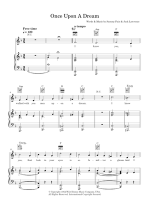 Once upon a dream – Lana Del Rey Sheet Music for Piano (Solo) easy