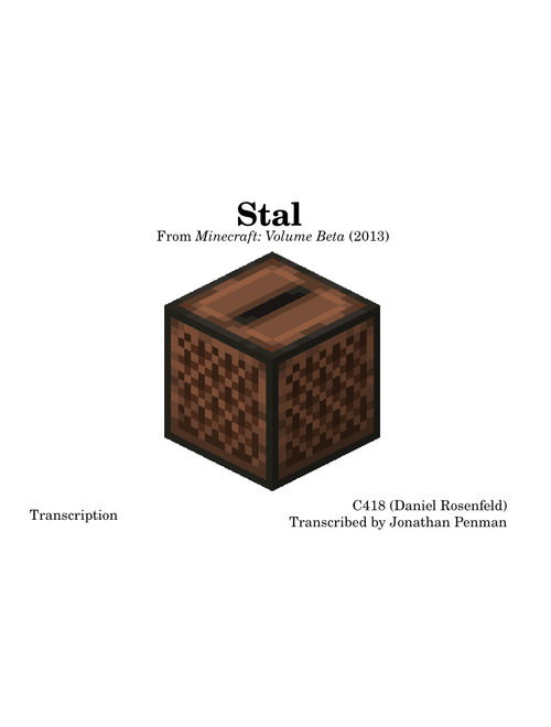 Stal – C418 (Full Score Transcript)