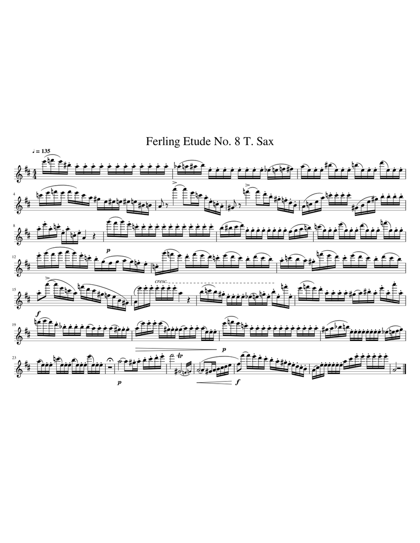 Etude tenor saxophone on sale