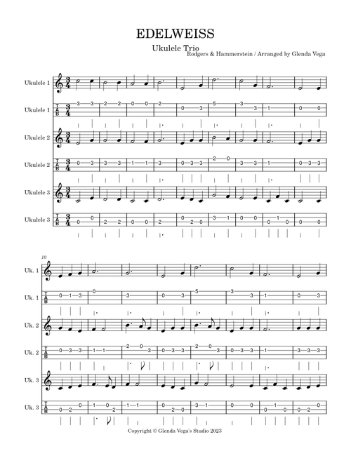 EDELWEISS - UKULELE TRIO